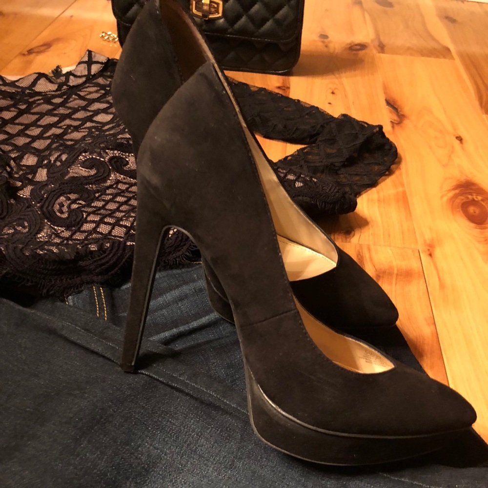 Jessica Simpson Microsuede Platform Pump